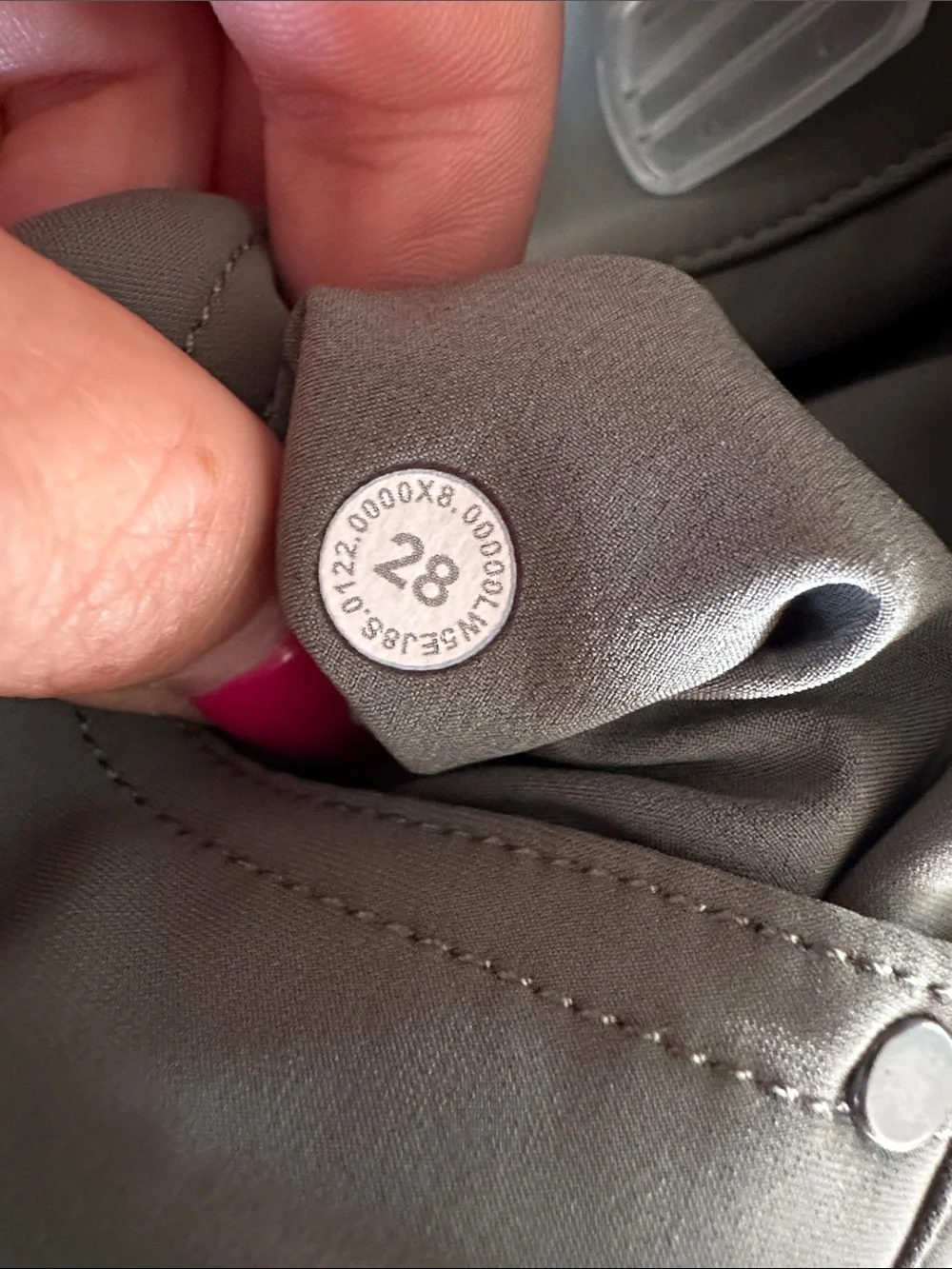 lululemon athletica Slim High-Rise Skinny Pants — Grey Sage
